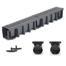 ScarMaxx - Set canalina di drenaggio - grondaia a pavimento - SET COMPLETO...