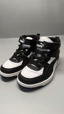 Puma Rebound Joy Mid Black/White, kids size 2C 20cm 374688-01