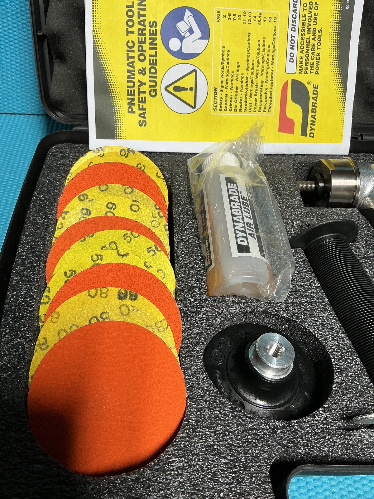 Dynabrade 48420, 3" Dia. Epic Finish Kit. 15000 RPM.