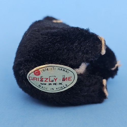 Brown Grizzly Bear Raccoon Clip On Hugger Plush Pencil Topper Grabber 1974 Vtg. - Bild 2 von 24