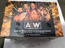 AEW 2023 Upper Deck Wrestling Sealed Blaster Box Trading Cards