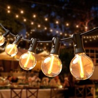 Lichterkette AußEn 10M G40 LED GlüHbirnen Wetterfest IP44 Garten Terrasse 25 Stk
