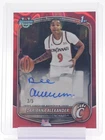 DARIANNA ALEXANDER 2025-26 BOWMAN CHROME U 1ST AUTO RED LAVA REFRACTOR /5 Q7665