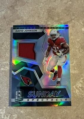 2017 Panini Spectra - Sunday Spectacle David Johnson #7 /199 (MEM)