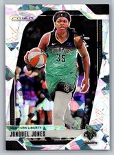 Jonquel Jones 2024 Panini Prizm WNBA #14 Ice Prizms New York Liberty