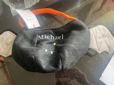 Pottery Barn Kids Halloween BAT treat bag MONOGRAMMED Michael New w tags