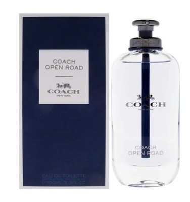 Coach Open Road Eau de Toilette for Men 3.3 fl. oz. / 100ml New In Box Sealed