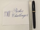 Parker Challenger Black Fountain Pen 14k Flexible Gold Nib Restored — photo 2