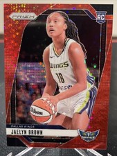 JAELYN BROWN 2024-25 PANINI PRIZM WNBA ROOKIE RED PULSAR RC /299!! Dallas Wings