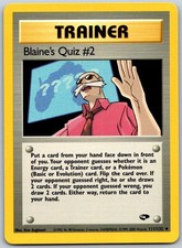 Blaine's Quiz #2 Unlimited Uncommon Gym Challenge [G2 - 111/132] - LP on eBay