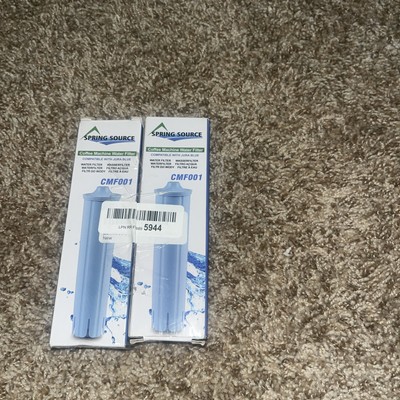 2 Pack Spring Source Coffee Machine Water Filter CMF001   Jura Blue  compatible 