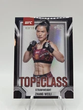 2025 Topps Chrome UFC Top of the Class Zhang Weili #TTC-18 Black Refractor /10