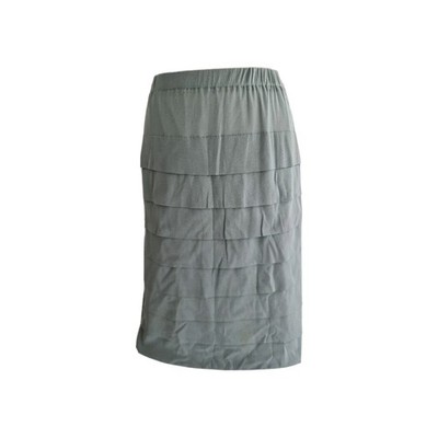 EVELIN BRANDT BERLIN DAMEN GRÜN LAGENLOOK STRECHY A-LINIEN ROCK. UK 12 / EU 40.