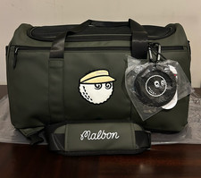 Malbon Golf Carry on Duffle Khaki Green and B...