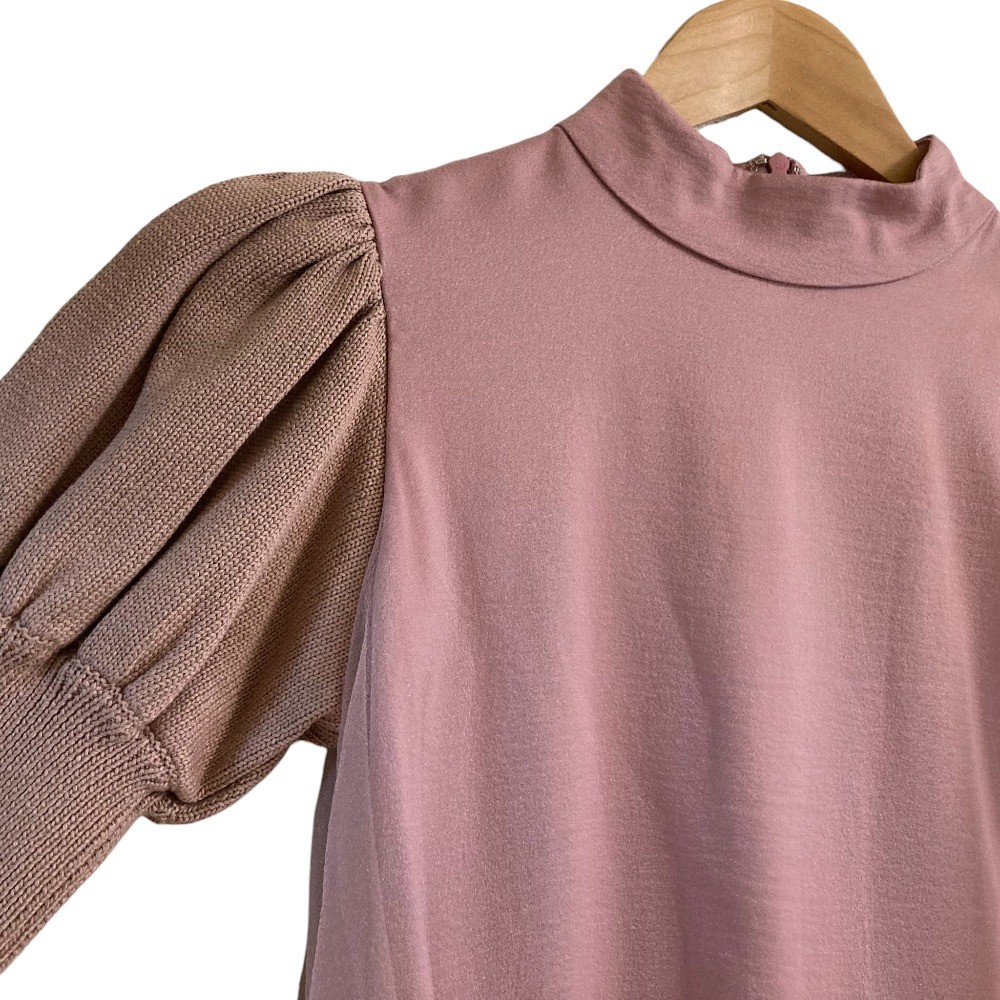 Ameri Fluffy Macaron Dress, Short Sleeve, Size Sm… - image 3