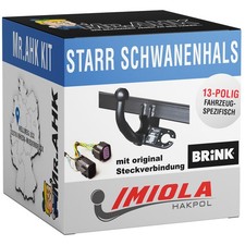 HAK-POL Anhängerkupplung starr für Volvo V40 12-19 + 13pol spezifisch E-Satz