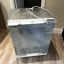 Built-In Integrated Under Counter Fridge, White Single Door, Manual Defrost