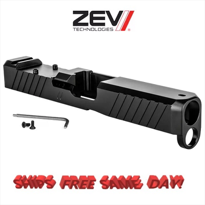 ZEV Z19 Duty Stripped Slide w/ RMR Cut, Glock 19 Gen 5 # SLD-Z19