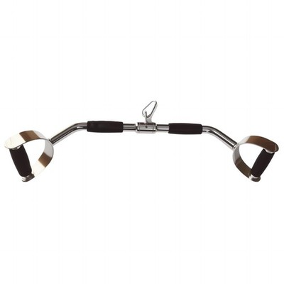 Wide Grip Lat Pull Down Bar, Press Down Bar, Cable Machine Attachment Multi G...