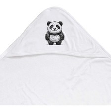 Image of 'Happy Baby Panda' Baby Hooded Towel (HT00032783)