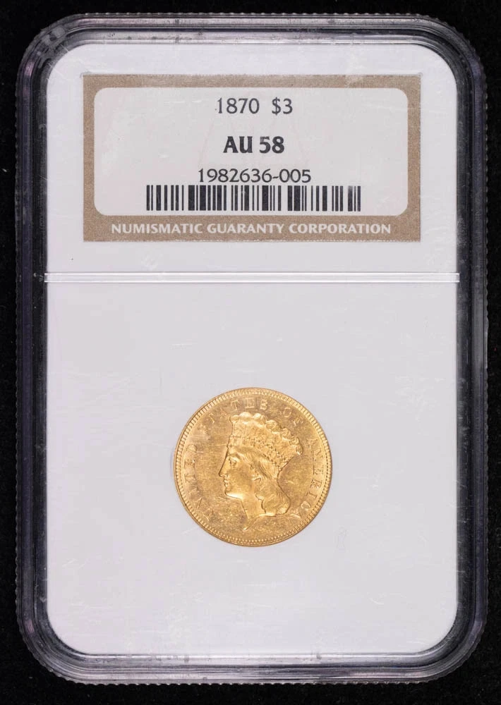 1870 Year US Gold $3 & $4 Coins for sale | eBay