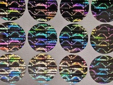 Hologramm Aufkleber Rund 20mm 3D Original Gar...