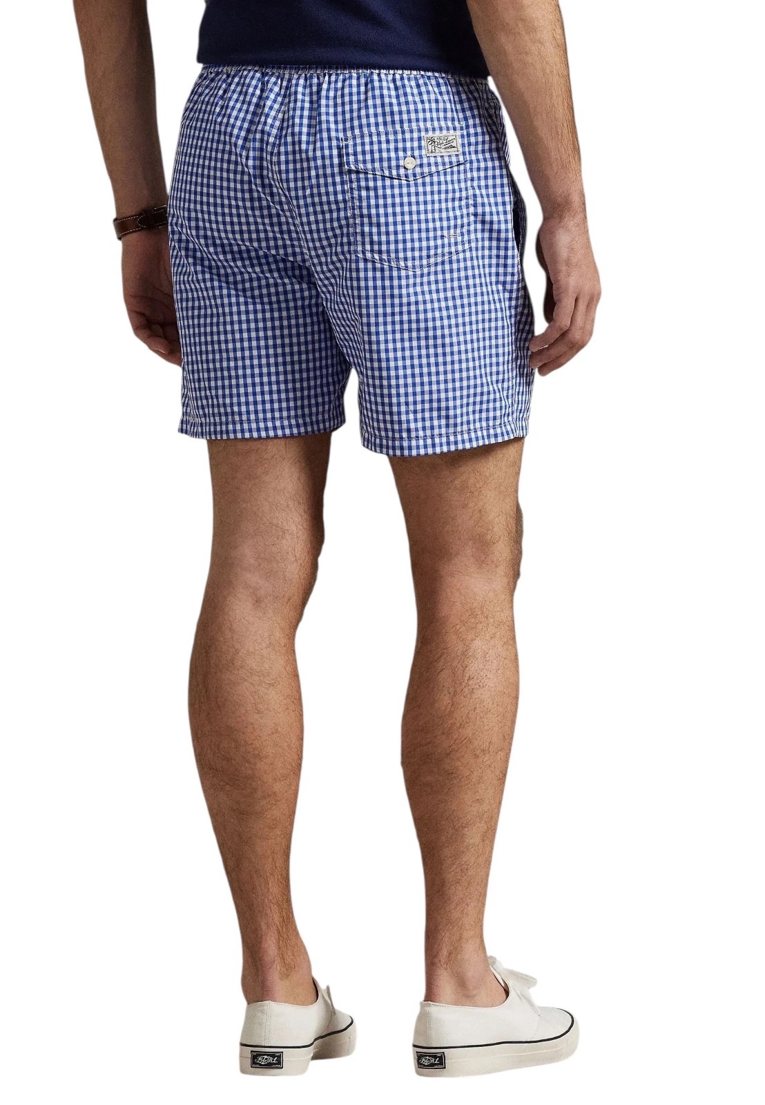 Polo Ralph Lauren 14.5 cm Traveller Blue Gingham Swimming Trunk RRP £115 image 5