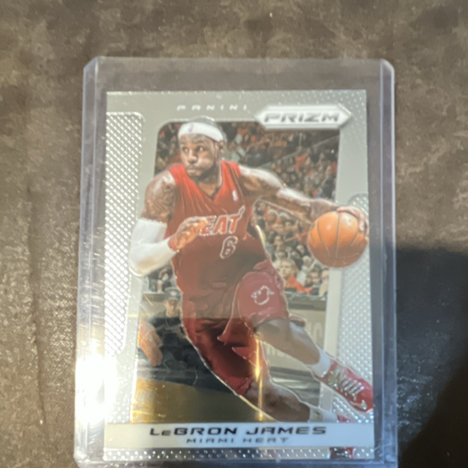 Panini 2013-14 Prizm LeBron James #65 Miami Heat Basketball Card