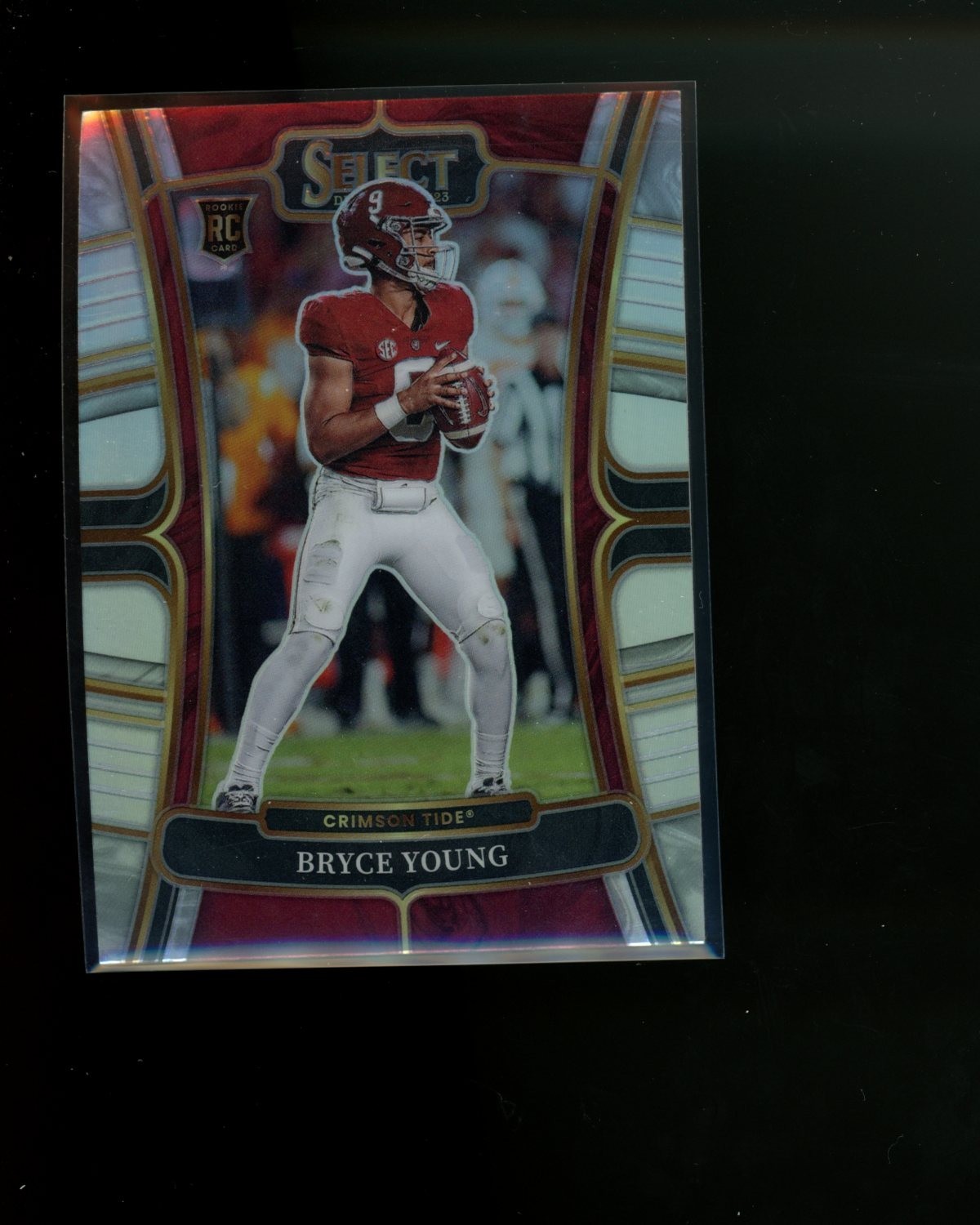 2023 Panini Select Draft Picks Silver Prizm #1 Bryce Young Rookie RC