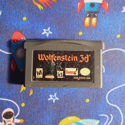 Wolfenstein 3D Game Boy Advance Nintendo GBA Authentic Shooter Boss Fights