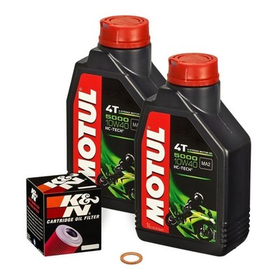 Yamaha Raptor 250 (YFM 250 R), 2008, Motul 10w40 Öl, K&N Ölfilter Motorölset