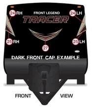 2015 Prime Time Tracer RV Travel Trailer Front Cap Decals
