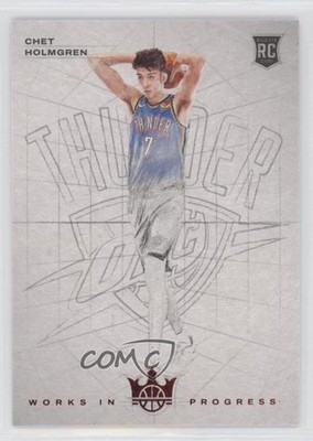 2022 Panini Court Kings Works in Progress Ruby /149 Chet Holmgren Rookie RC 10qe