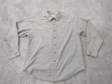 Vintage LL Bean Button Up Shirt Mens L Check Chest Pocket Classic Casual