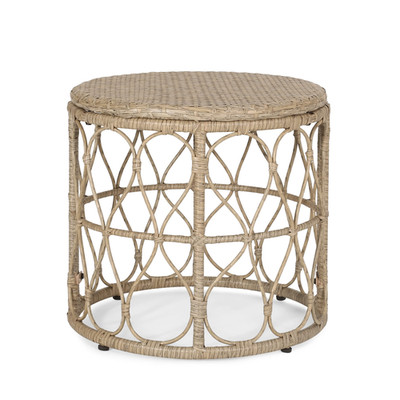Christopher Knight Home Bruce Outdoor Side Table - Wicker - Light Brown 316958
