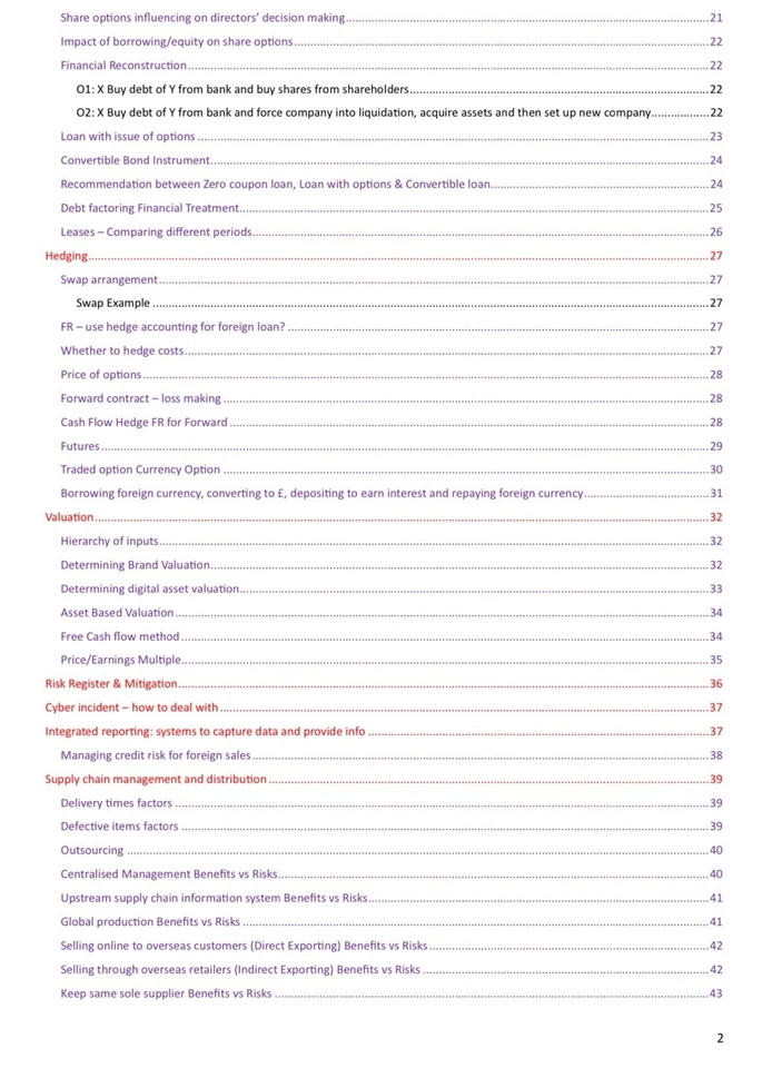Strategic Business SBM Open Book Notes (Achieved 83%) - ICAEW ACA Advanced Level - Image 3 of 4
