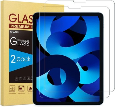 2 Pack Screen Protector Tempered Glass for iPad Air 5/4, iPad Pro 11 Inch