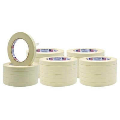 WOD MT5 Masking Tape 1/2 inch for General Purpose/Painting - Case of 72 Rolls...