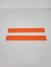 Hot Wheels 12" Orange Straight Track Replacement Pieces Lot Of 2 No connectors