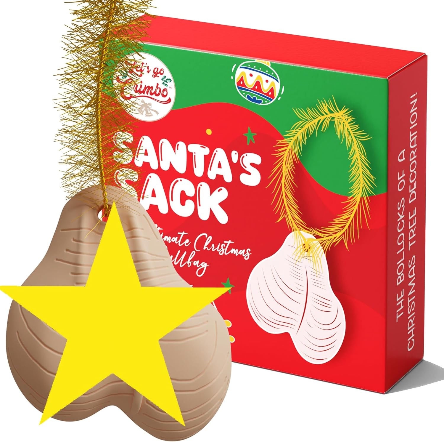 Funny Rude Christmas Tree Decoration Xmas Ornament Hanging Christmas Tree Baubl