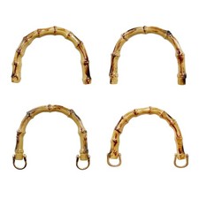 U-Shape Handle/Metal Link Buckle Set for Handcrafted Bags Purse Handbag Handles