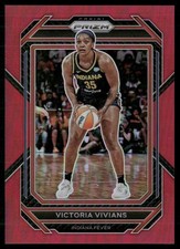 Victoria Vivians /199 2023-24 Panini Prizm WNBA Red Prizm Indiana Fever #122