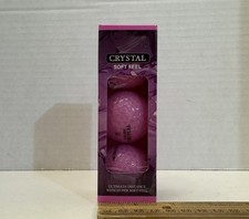 Volvik Crystal Hyper Soft Feel Golf Balls Lot of 3 in a Box Purple 7, New