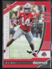 K.J. Hill 2020 Panini Prizm Draft Picks Prizms Red #118 Ohio State Buckeyes