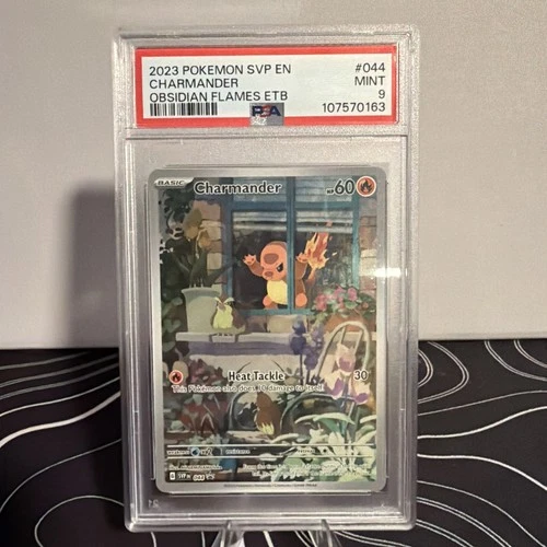 Charmander - 044 Obsidian Flames PSA 9