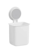 Toothbrush Holder Strong Suction Cup Rack Bathroom Wall Mounted Toothpaste Shelf