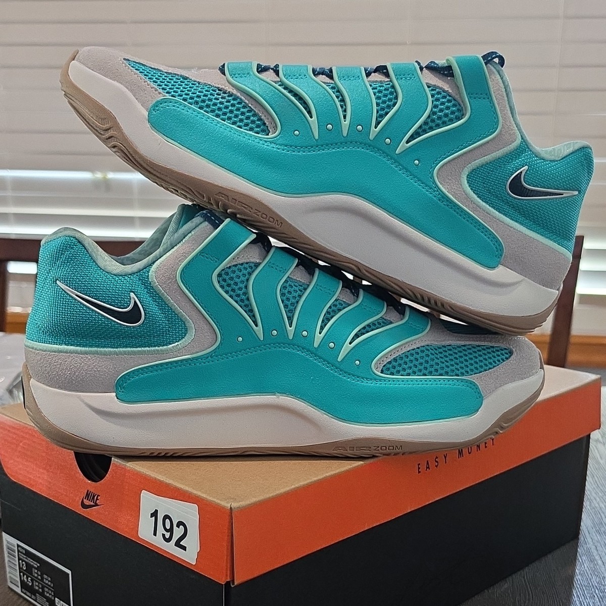 Nike KD 16 Easy Money Teal White Gum Men's Basketball Shoes HV1992