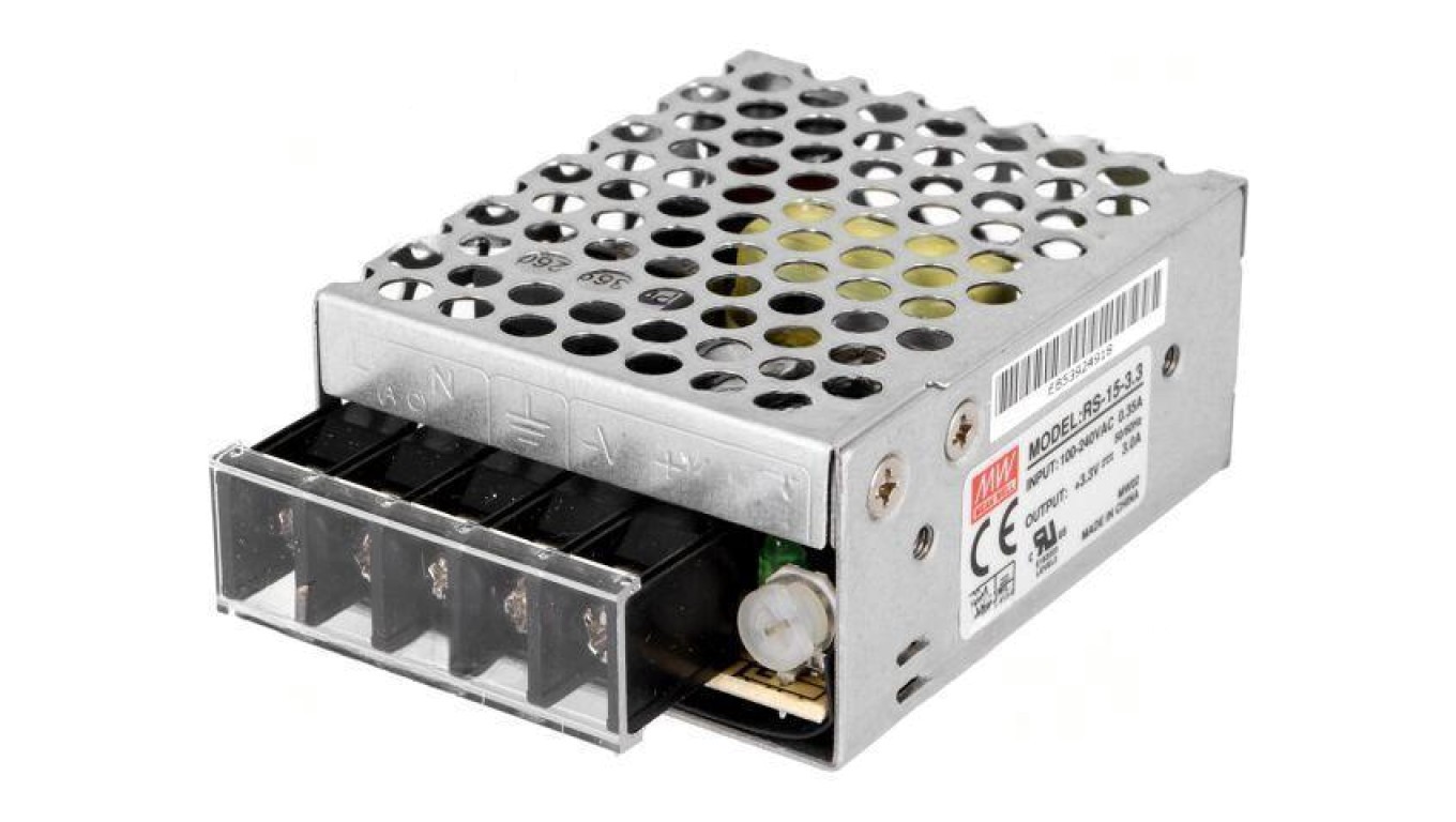 Switching power supply for modular installation 9.9W RS-15-3.3
