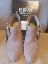 Sommer-Stiefelette Damen, Elegant, Beige Gr. 39