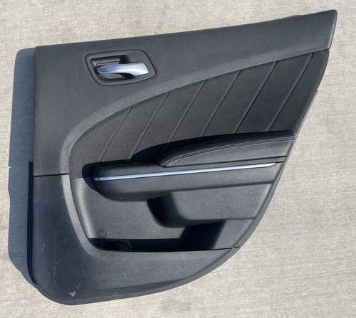 2015-2023 Dodge Charger Black Cloth Rear Right Door Panel OEM